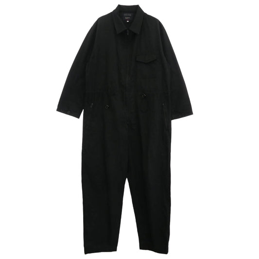 Yohji Yamamoto ヨウジヤマモト HW-D50-040 REGULATION レギュレーション ジップアップ ジャンプスーツ オールインワン つなぎ ブラック系 1【中古】