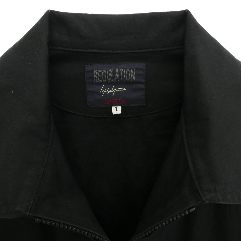 Yohji Yamamoto ヨウジヤマモト HW-D50-040 REGULATION レギュレーション ジップアップ ジャンプスーツ オールインワン つなぎ ブラック系 1【中古】