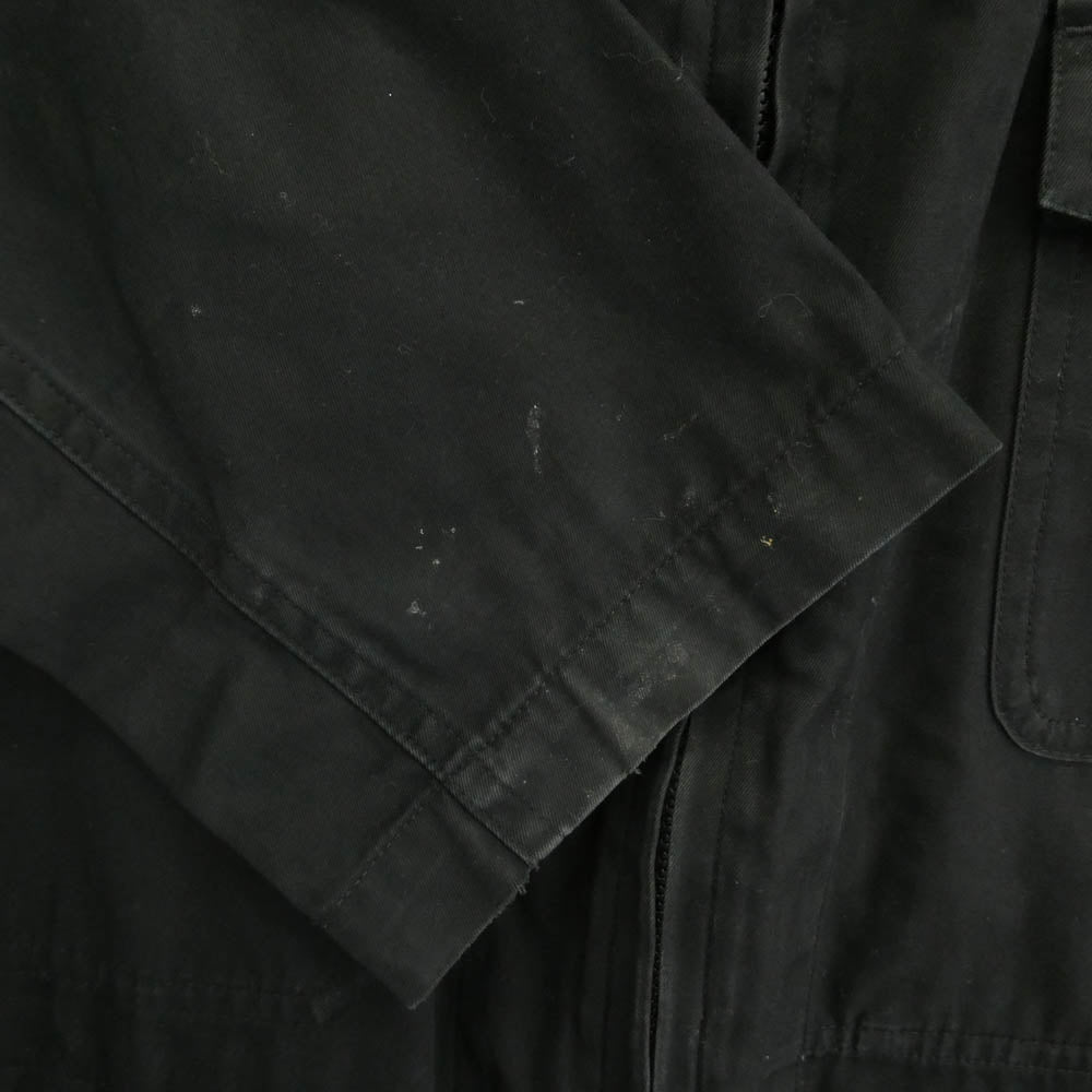 Yohji Yamamoto ヨウジヤマモト HW-D50-040 REGULATION レギュレーション ジップアップ ジャンプスーツ オールインワン つなぎ ブラック系 1【中古】