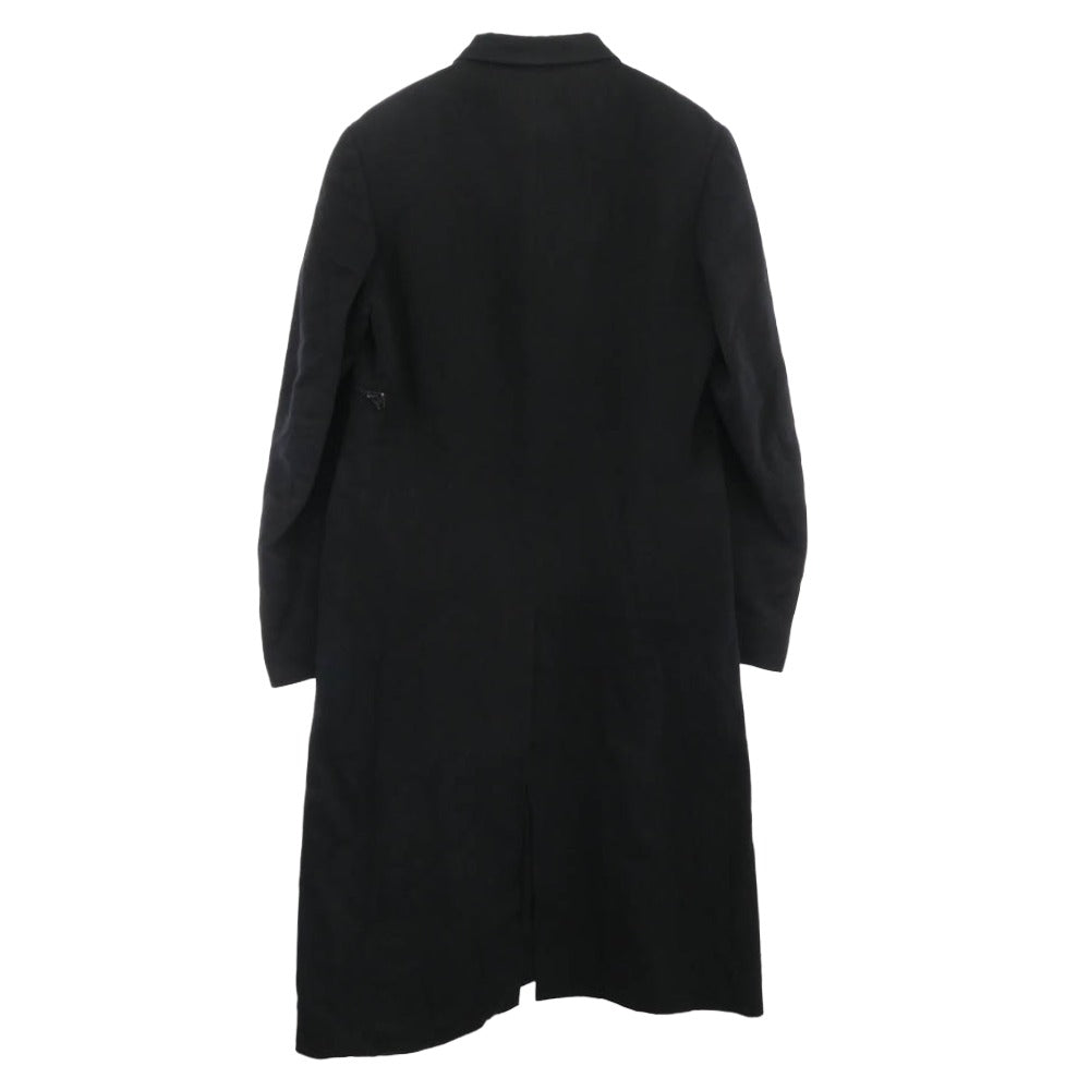 Yohji Yamamoto POUR HOMME ヨウジヤマモトプールオム 08AW HE-J61-004 ARCHIVE アーカイブ ブレザードッキング ピークドラペル ロング チェスターコート ブラック系 2【中古】