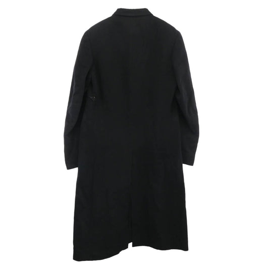 Yohji Yamamoto POUR HOMME ヨウジヤマモトプールオム 08AW HE-J61-004 ARCHIVE アーカイブ ブレザードッキング ピークドラペル ロング チェスターコート ブラック系 2【中古】