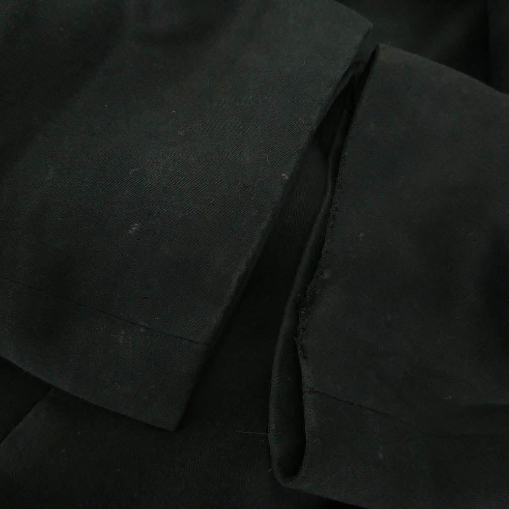 Yohji Yamamoto POUR HOMME ヨウジヤマモトプールオム 08AW HE-J61-004 ARCHIVE アーカイブ ブレザードッキング ピークドラペル ロング チェスターコート ブラック系 2【中古】