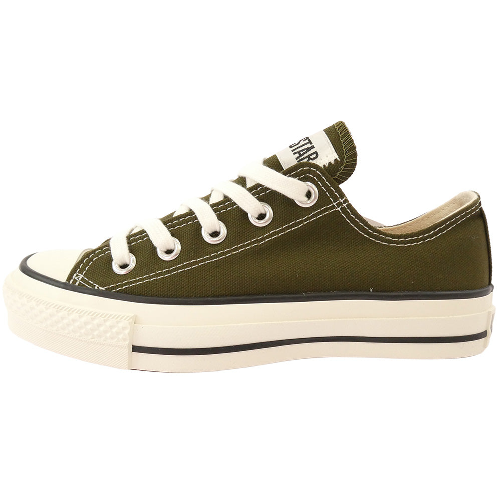 CONVERSE コンバース 日本製 CANVAS ALL STAR J OX オールスター キャンバス ローカット スニーカー カーキ カーキ系 22.5cm【極上美品】【中古】