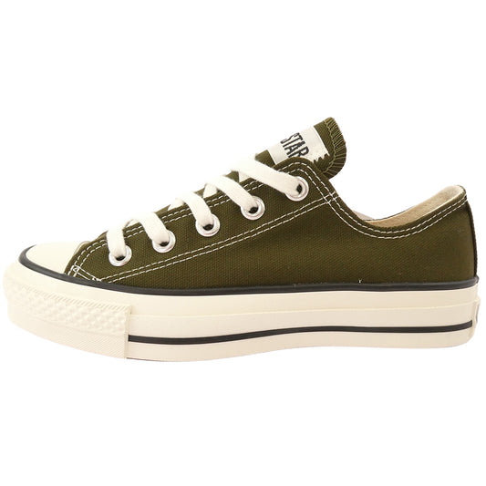 CONVERSE コンバース 日本製 CANVAS ALL STAR J OX オールスター キャンバス ローカット スニーカー カーキ カーキ系 22.5cm【極上美品】【中古】