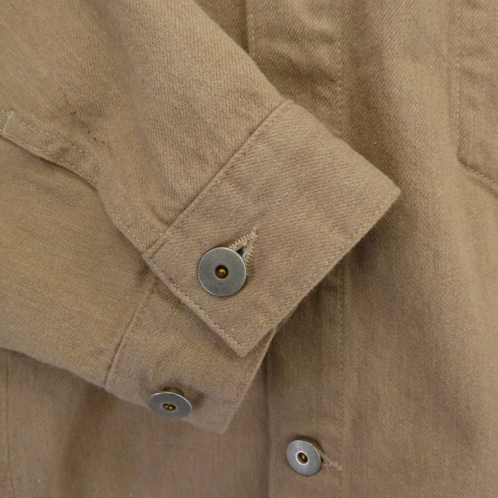 アンスクリア 25SS ID-JK42 Color Denim Wide Jacket カラー デニム ワイド ジャケット ベージュ系 3【中古】