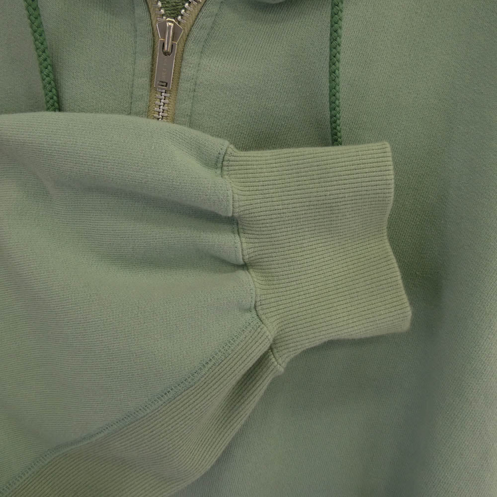 リフォメッド RECU-022 KINCHAKU ZIPUP HOODIE キンチャク ジップ フーディー パーカー ミント系 3【美品】【中古】