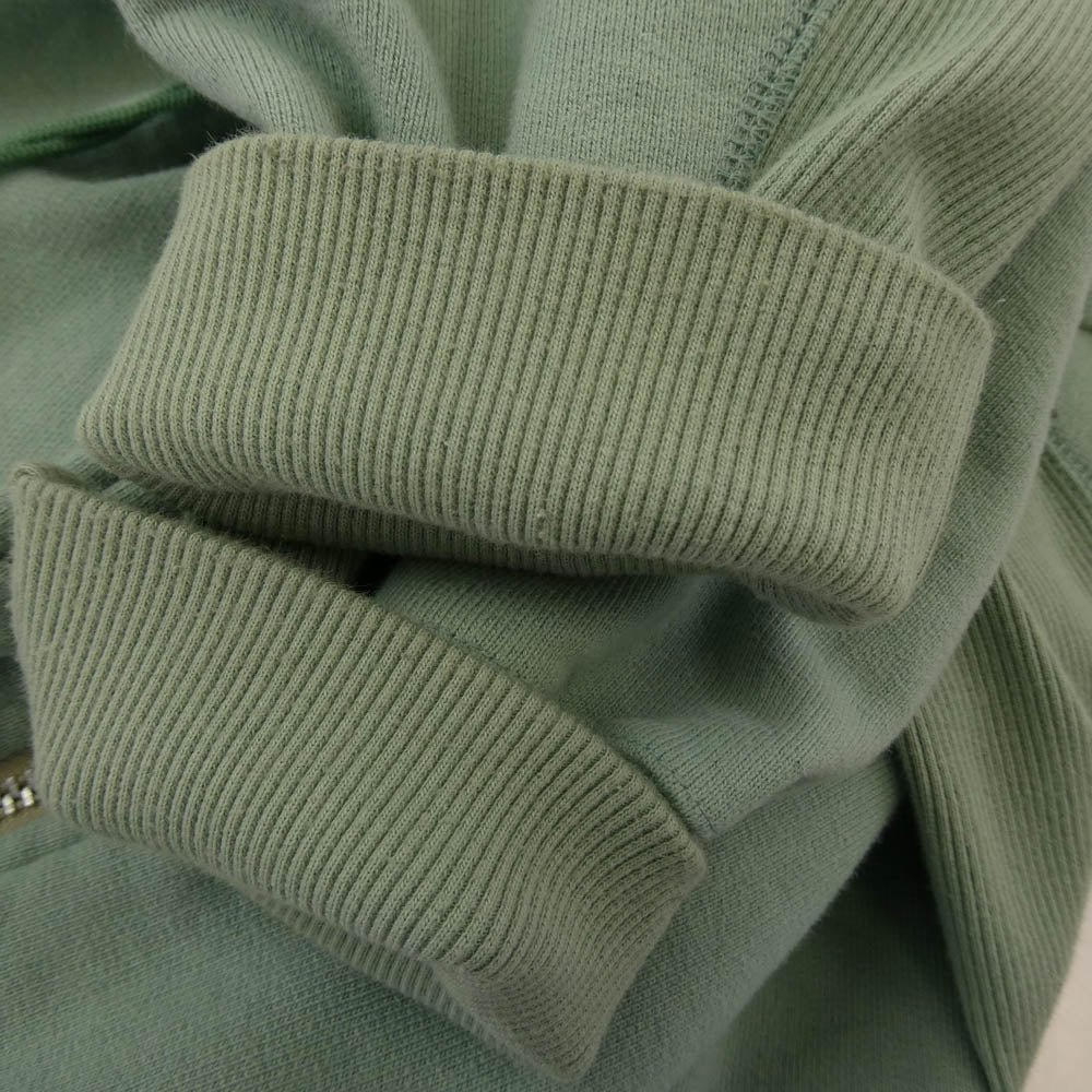 リフォメッド RECU-022 KINCHAKU ZIPUP HOODIE キンチャク ジップ フーディー パーカー ミント系 3【美品】【中古】