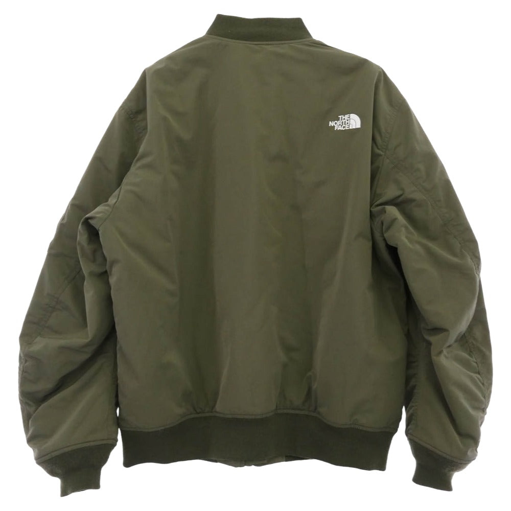 THE NORTH FACE ノースフェイス NY82334 Insulation Bomber Jacket インサレーション ボンバー ジャケット オリーブグリーン系 XL【中古】