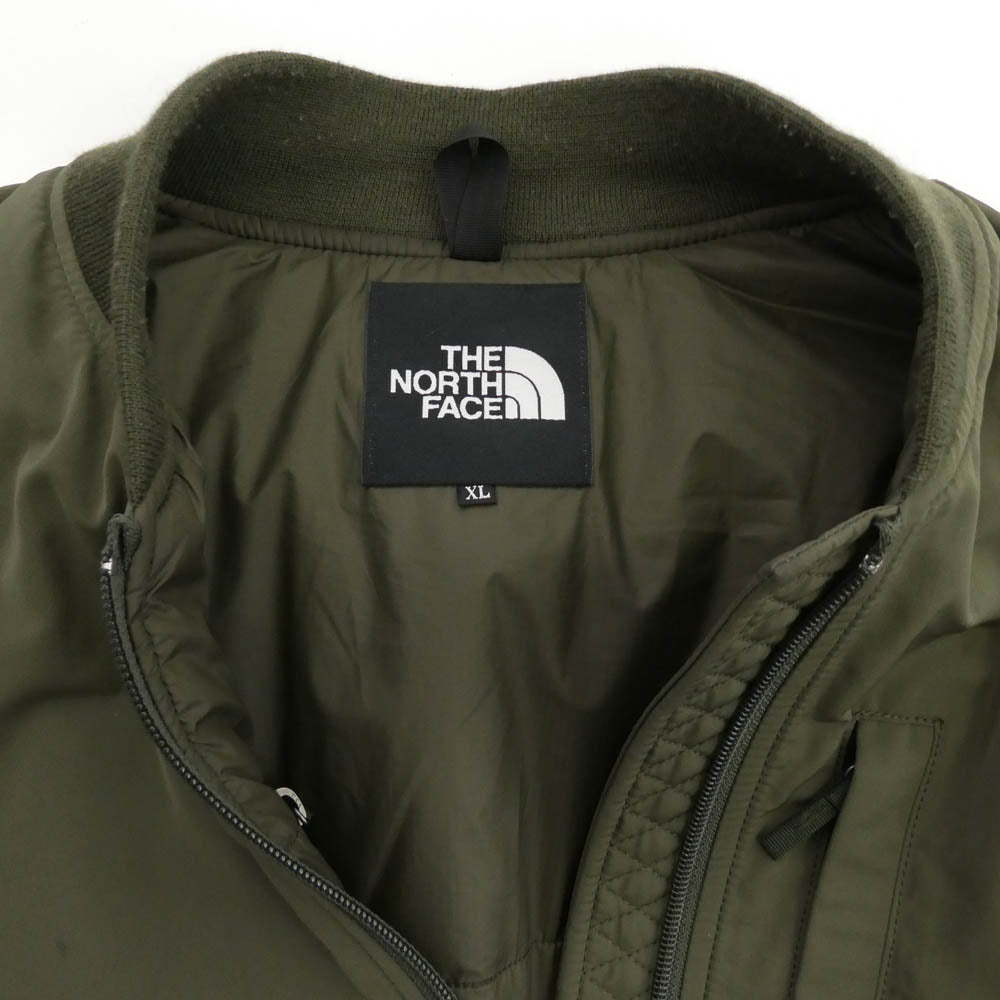 THE NORTH FACE ノースフェイス NY82334 Insulation Bomber Jacket インサレーション ボンバー ジャケット オリーブグリーン系 XL【中古】