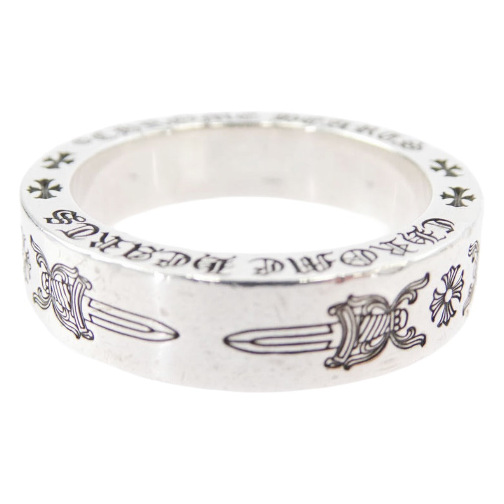 CHROME HEARTS クロムハーツ（原本無） 6mm SPACER DAGGER 6mm スペーサーダガー リング シルバー系 24号【中古】