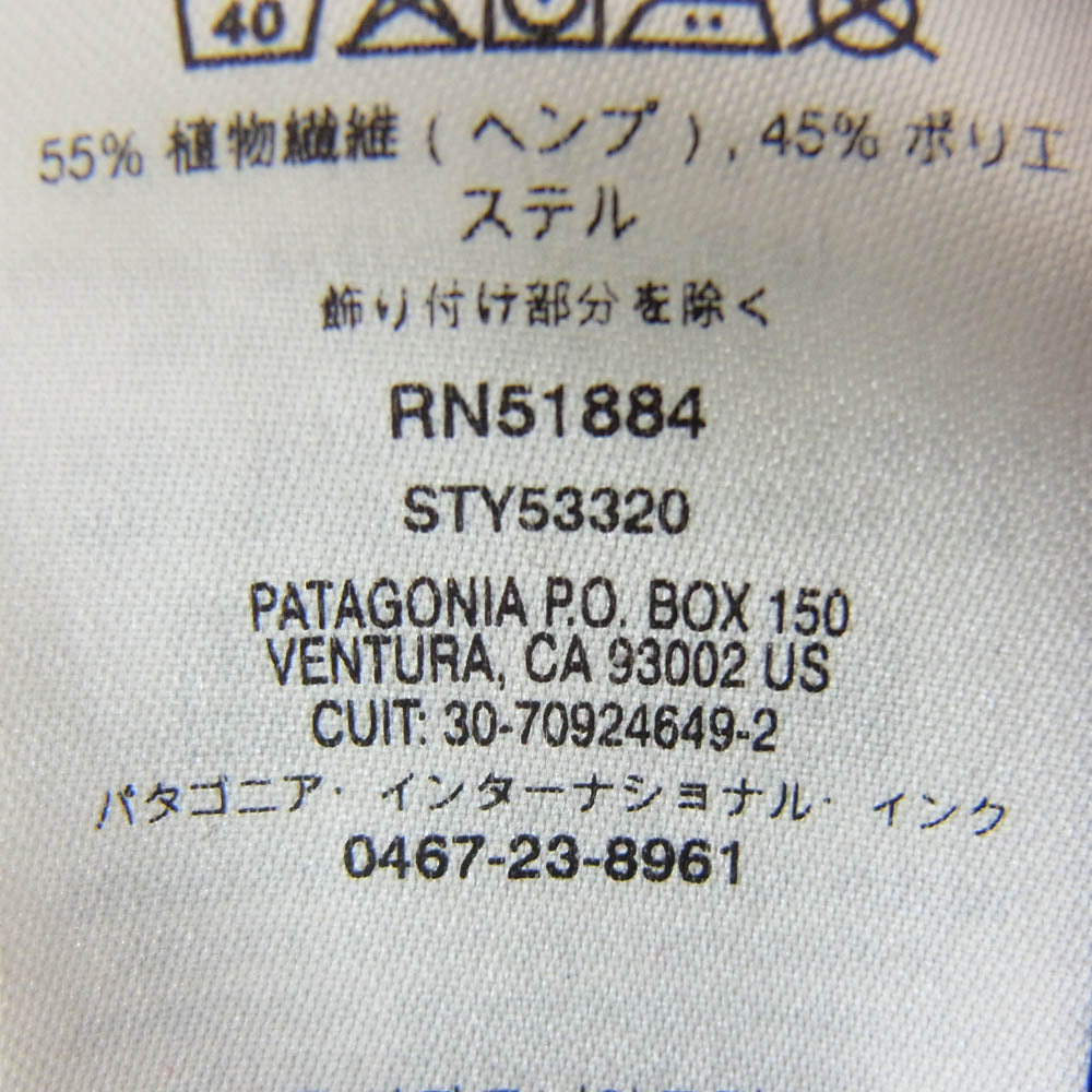 patagonia パタゴニア 20AW 53320 Farrier's Shirt ファリアーズ 長袖