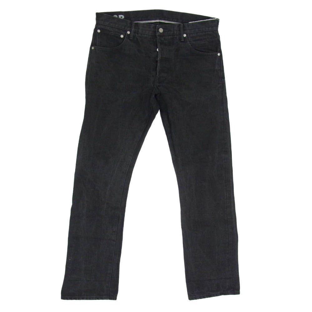 VISVIM ビズビム 15SS 0115105005037 social sculpture 01 SLIM CMYK BLK ソーシャルスカルプチャー デニムパンツ ジーンズ ブラック系 34【中古】