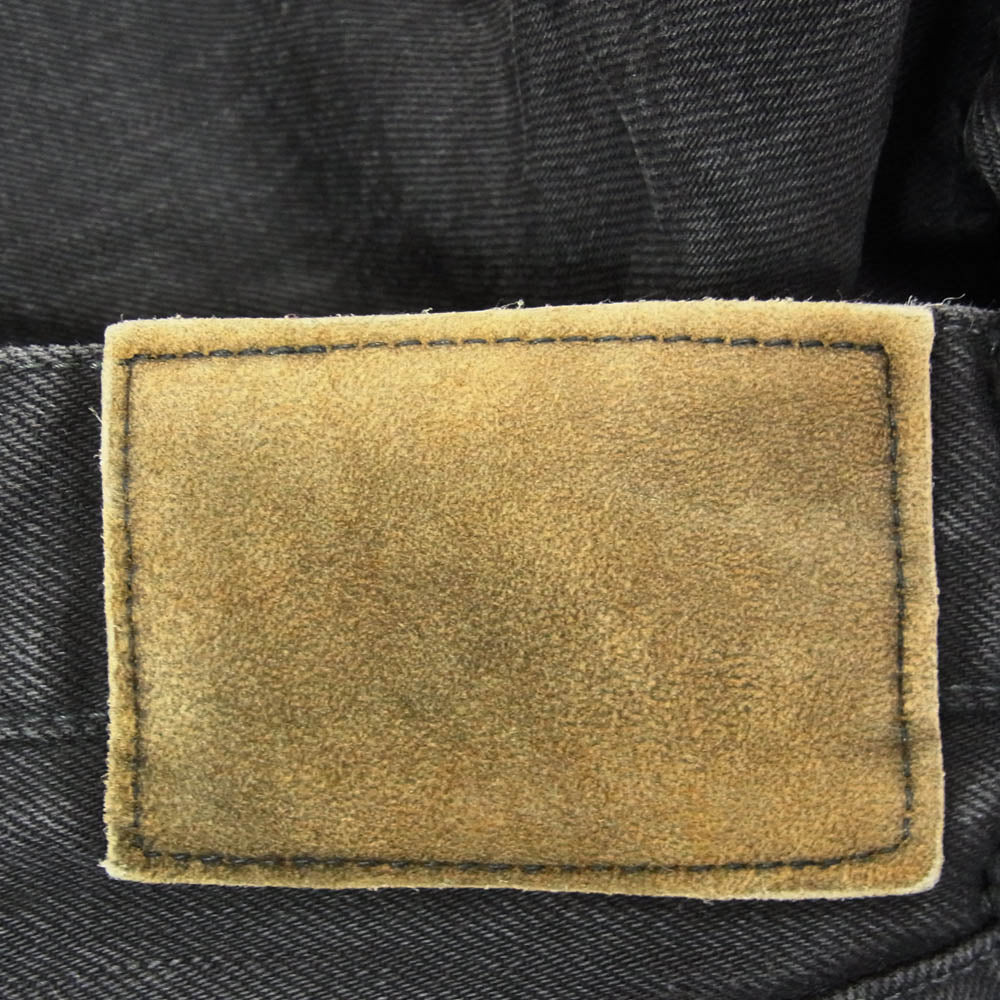 VISVIM ビズビム 15SS 0115105005037 social sculpture 01 SLIM CMYK BLK ソーシャルスカルプチャー デニムパンツ ジーンズ ブラック系 34【中古】