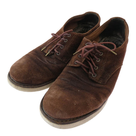 VISVIM ビズビム VIRGIL PLAIN TOE FOLK ヴァージル プレーントゥ スエード シューズ ブラウン系 11【中古】