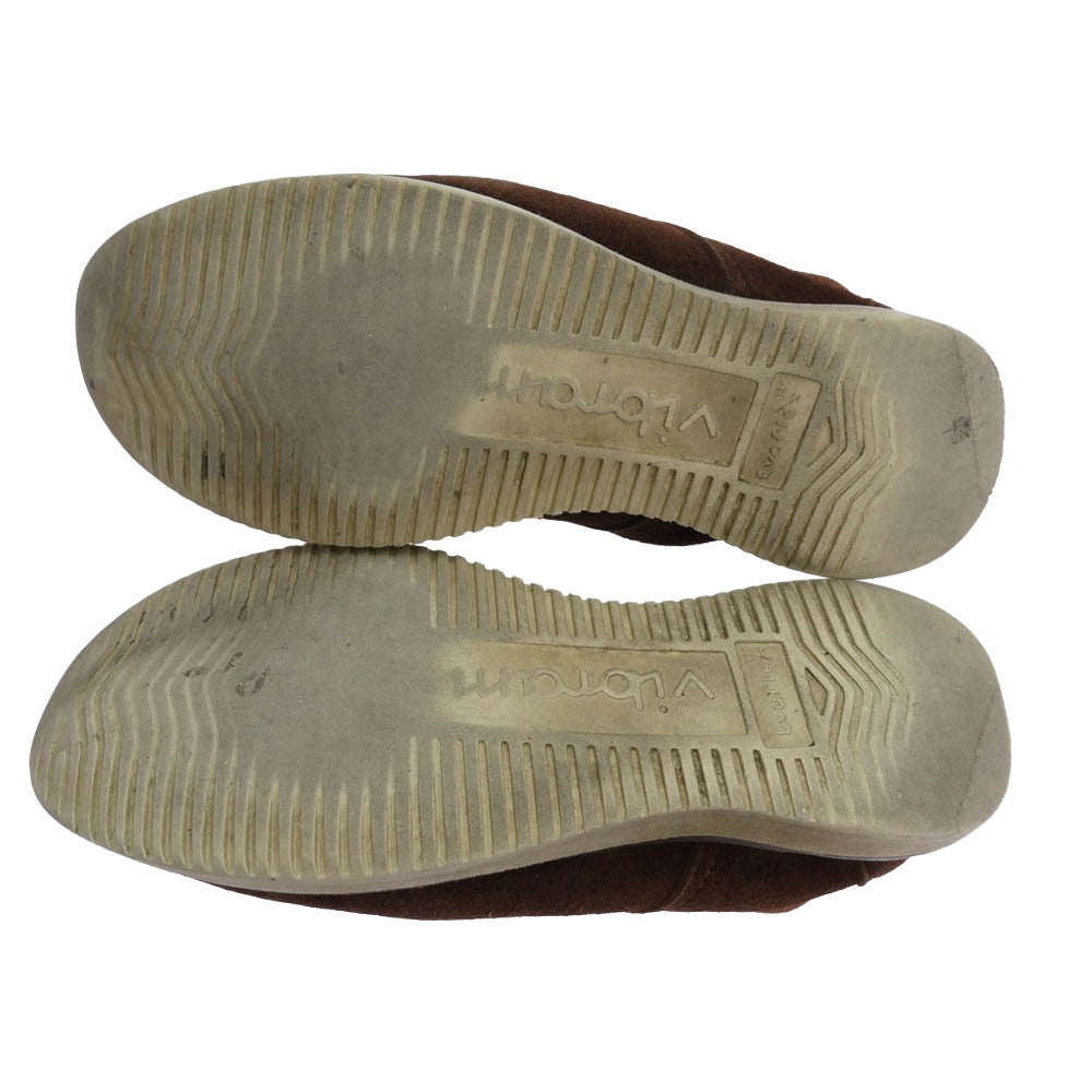 VISVIM ビズビム VIRGIL PLAIN TOE FOLK ヴァージル プレーントゥ スエード シューズ ブラウン系 11【中古】