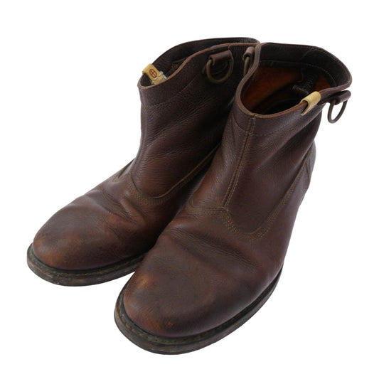 VISVIM ビズビム 15SS D-RING BOOTS MID FOLK Dリング ブーツ ミッドフォーク ブラウン系 27.5cm程度【中古】