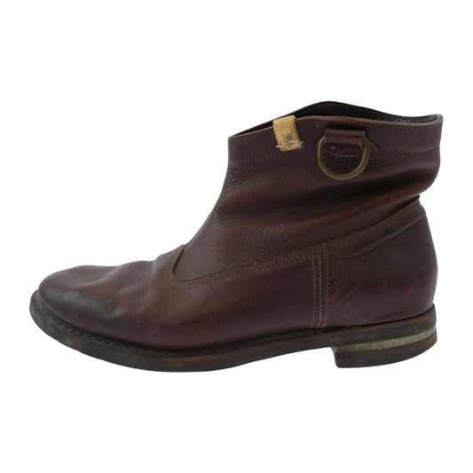 VISVIM ビズビム 15SS D-RING BOOTS MID FOLK Dリング ブーツ ミッドフォーク ブラウン系 27.5cm程度【中古】