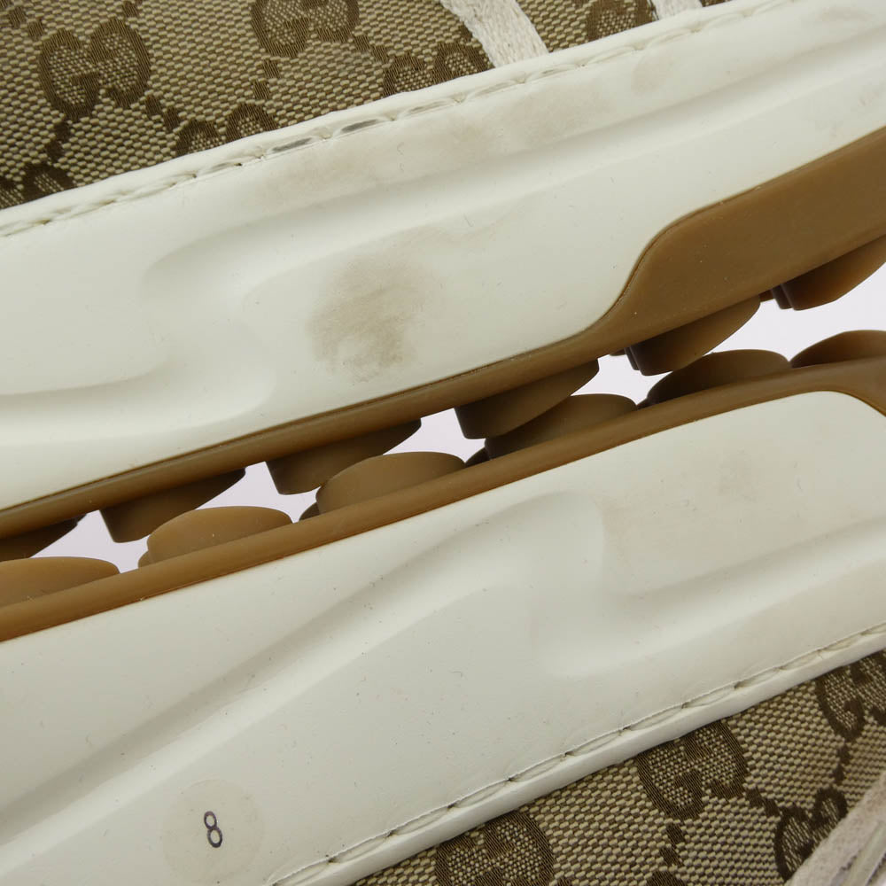 GUCCI グッチ 745999 Tennis 1977 GGキャンバス ハイカット スニーカー 8【中古】