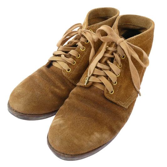 VISVIM ビズビム BRIGADIER BOOTS MID-FOLK ブリガディア スエード レースアップ ブーツ ブラウン系 ブラウン系 27cm程度【中古】