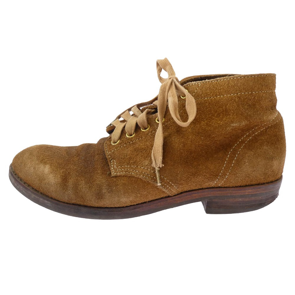 VISVIM ビズビム BRIGADIER BOOTS MID-FOLK ブリガディア スエード レースアップ ブーツ ブラウン系 ブラウン系 27cm程度【中古】
