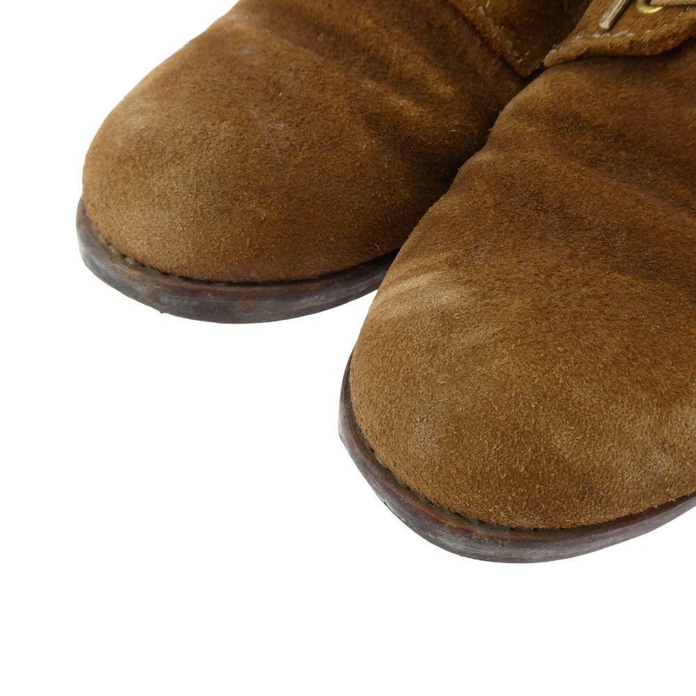 VISVIM ビズビム BRIGADIER BOOTS MID-FOLK ブリガディア スエード レースアップ ブーツ ブラウン系 ブラウン系 27cm程度【中古】