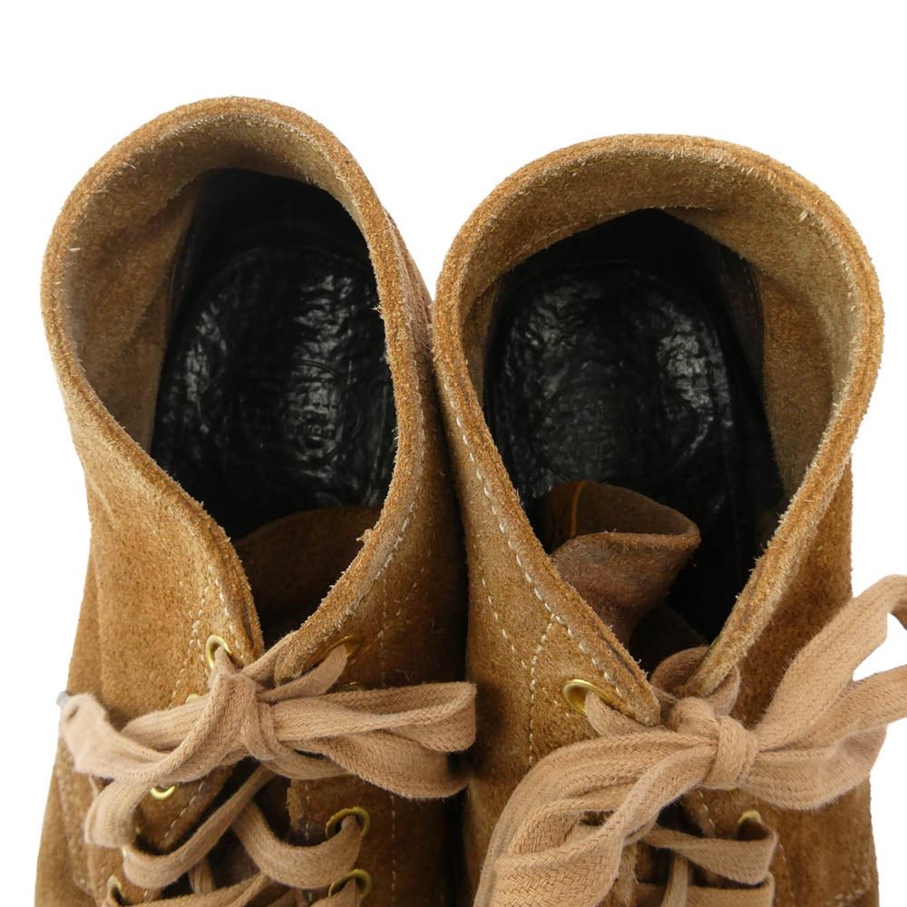 VISVIM ビズビム BRIGADIER BOOTS MID-FOLK ブリガディア スエード レースアップ ブーツ ブラウン系 ブラウン系 27cm程度【中古】