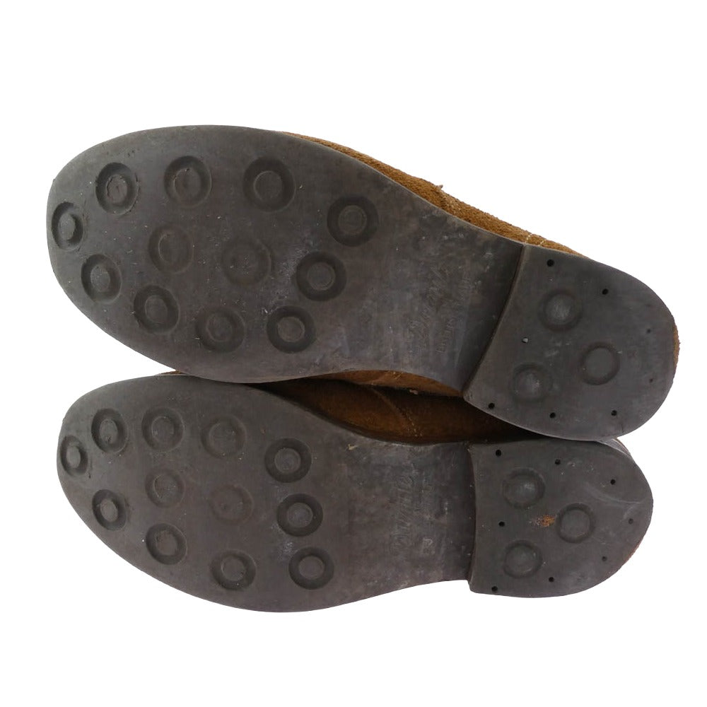 VISVIM ビズビム BRIGADIER BOOTS MID-FOLK ブリガディア スエード レースアップ ブーツ ブラウン系 ブラウン系 27cm程度【中古】