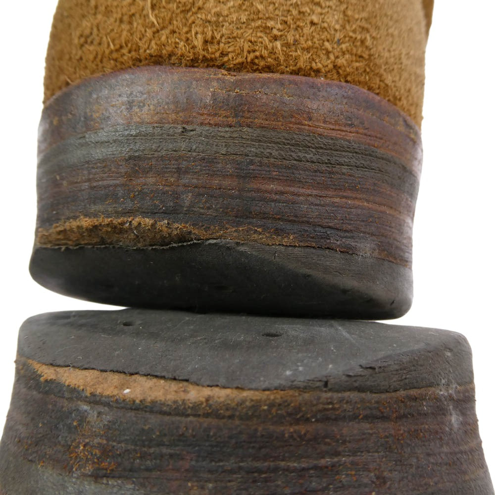 VISVIM ビズビム BRIGADIER BOOTS MID-FOLK ブリガディア スエード レースアップ ブーツ ブラウン系 ブラウン系 27cm程度【中古】