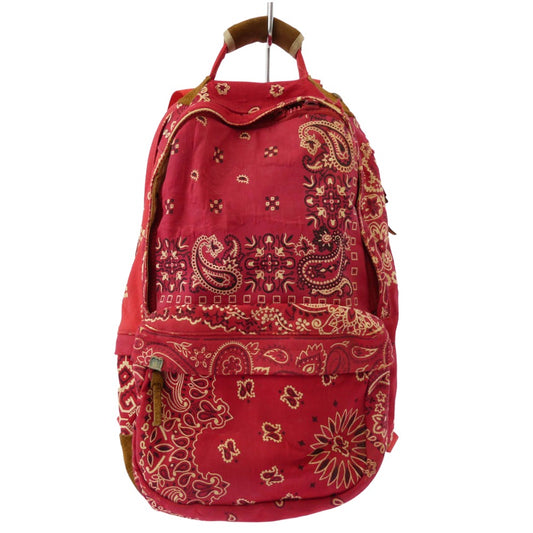 VISVIM ビズビム ICT BANDANA 22L バンダナ柄 バックパック　リュック デイパック レッド系【中古】