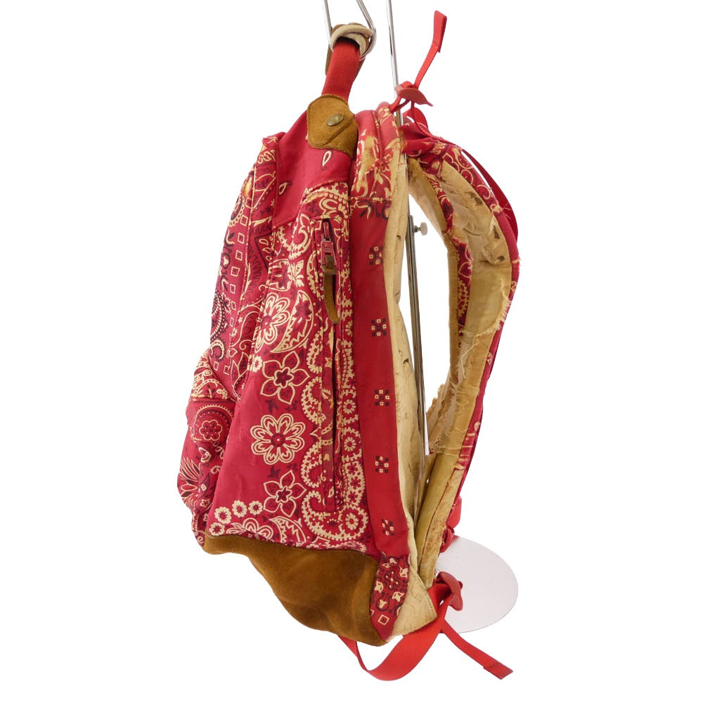 VISVIM ビズビム ICT BANDANA 22L バンダナ柄 バックパック　リュック デイパック レッド系【中古】