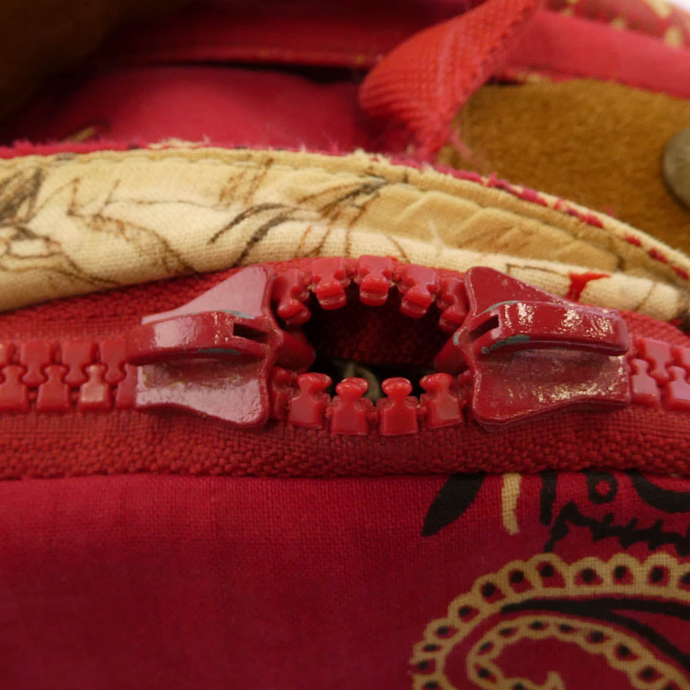 VISVIM ビズビム ICT BANDANA 22L バンダナ柄 バックパック　リュック デイパック レッド系【中古】