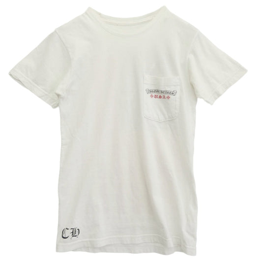 CHROME HEARTS クロムハーツ（原本無） American Flag Tee アメリカンフラッグ 星条旗 半袖 Tシャツ ホワイト系 S【中古】