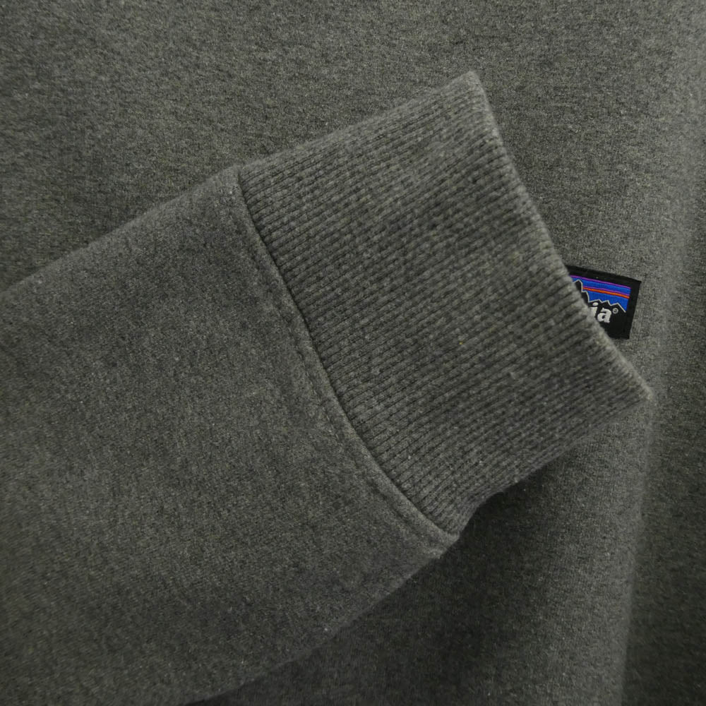 patagonia パタゴニア 20AW 39543 P-6 LABEL UPRISAL CREW SWEATSHIRT ロゴ クルーネック スウェット トレーナー グレー系 XL【中古】