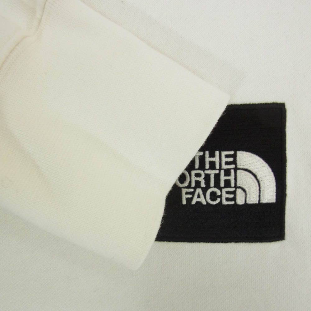 THE NORTH FACE ノースフェイス NT12402Z ロゴ クルーネック スウェット トレーナー ホワイト系 XXL【中古】