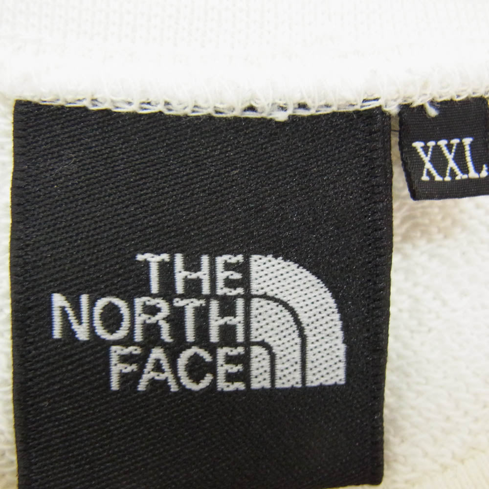 THE NORTH FACE ノースフェイス NT12402Z ロゴ クルーネック スウェット トレーナー ホワイト系 XXL【中古】