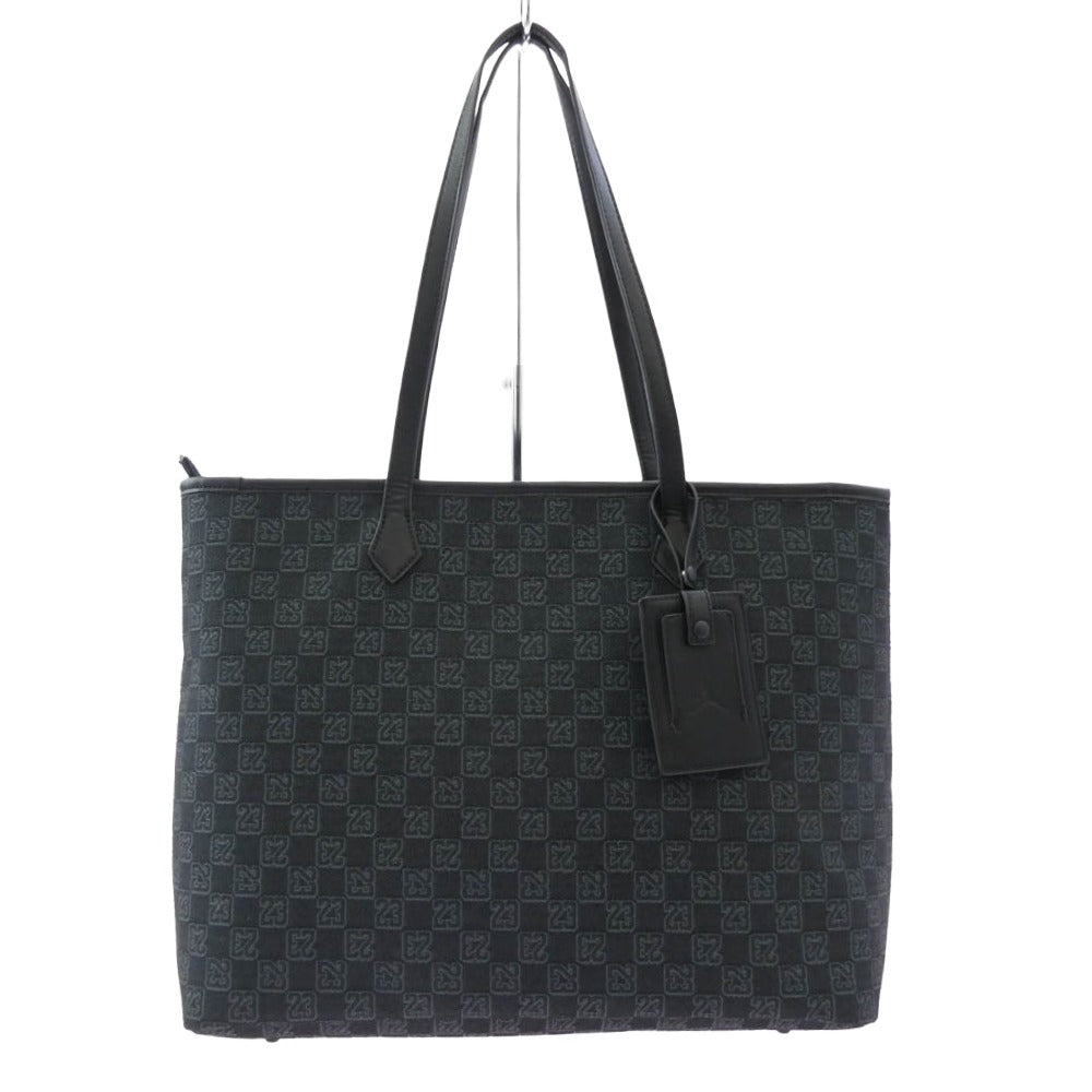 NIKE ナイキ MA0896-KK2 JORDAN BRAND MONOGRAM TOTE ジョーダン モノグラム トート バッグ ブラック系 L【中古】