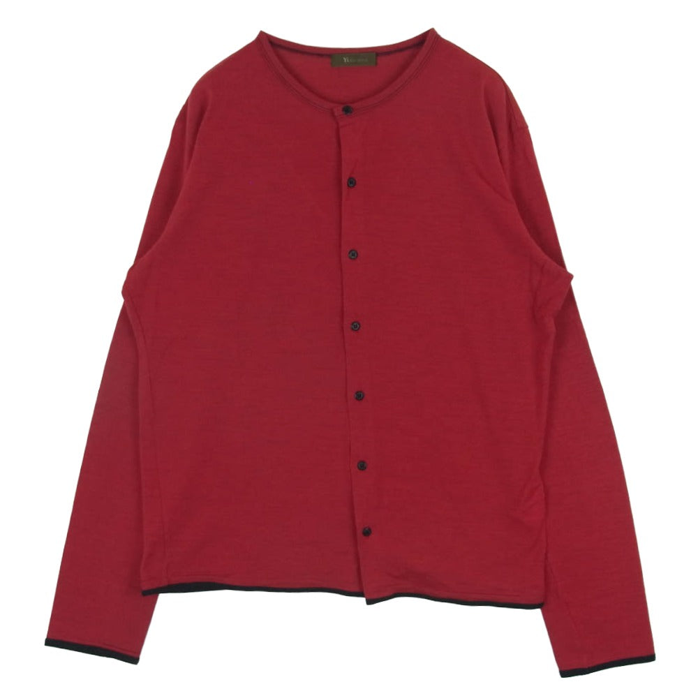 Y's Yohji Yamamoto ワイズ ヨウジヤマモト Y’s for men ワイズフォーメン MV-T43-147 ボタン開き カットソー レッド系 3【中古】