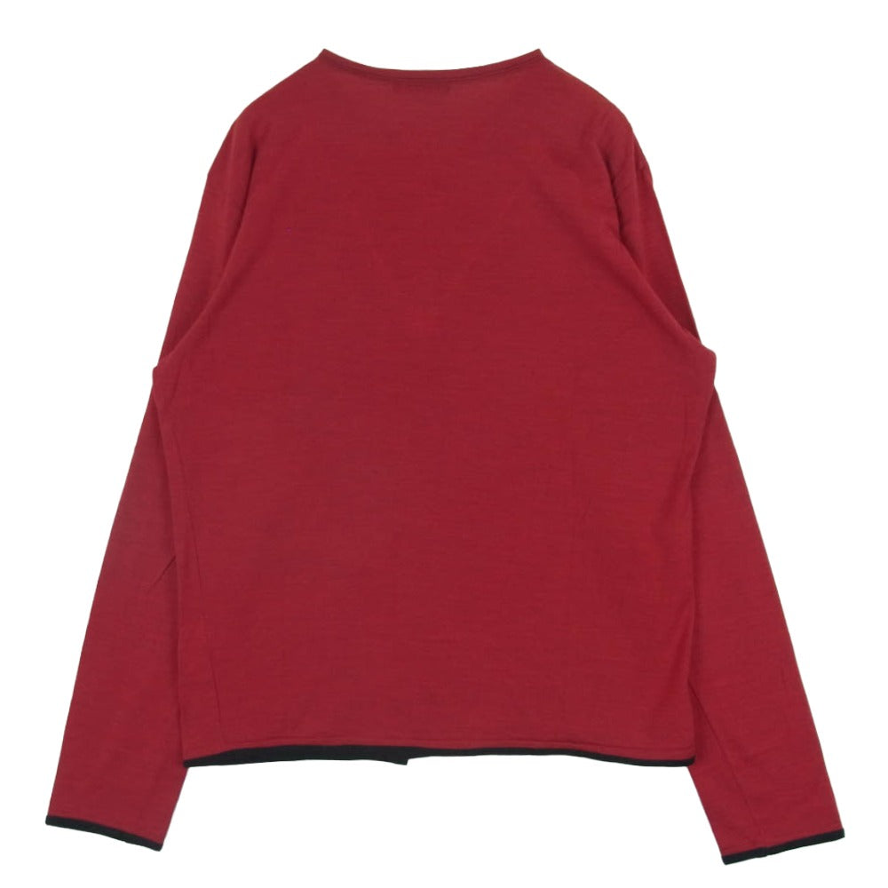 Y's Yohji Yamamoto ワイズ ヨウジヤマモト Y’s for men ワイズフォーメン MV-T43-147 ボタン開き カットソー レッド系 3【中古】