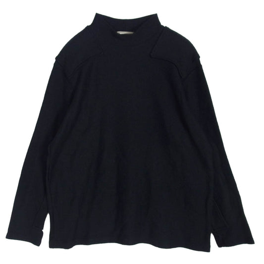Y's Yohji Yamamoto ワイズ ヨウジヤマモト Y’s for men ワイズフォーメン MN-T19-802 モックネック ニット コマンドセーター ブラック系 3【中古】