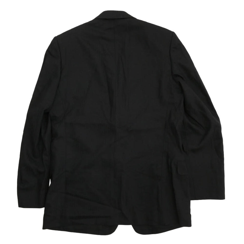 Y's Yohji Yamamoto ワイズ ヨウジヤマモト Y’s for men ワイズフォーメン 08SS MM-J81/P81-104 シャドーストライプ 3B スーツ セットアップ ブラック系 4【中古】