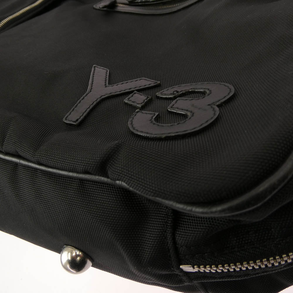 Y-3 Yohji Yamamoto ワイスリー ヨウジヤマモト A43008 ロゴ ナイロン ボストン バッグ ブラック系【中古】