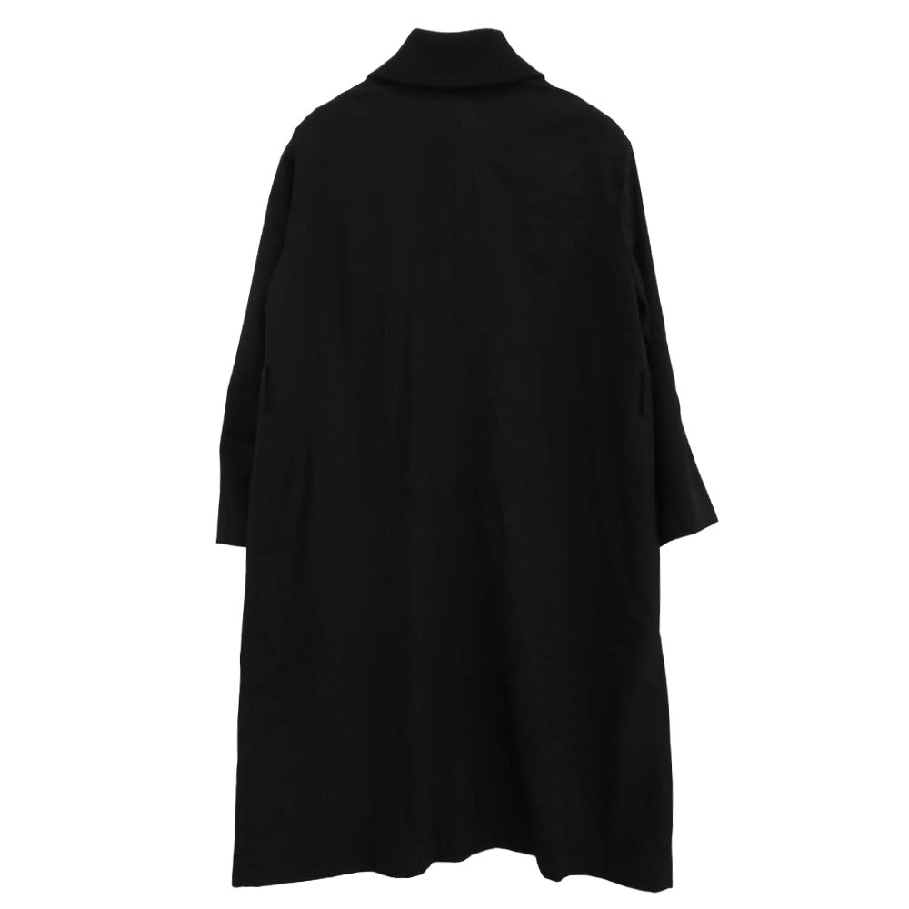 Y's Yohji Yamamoto ワイズ ヨウジヤマモト Y’s for men ワイズフォーメン 00AW アーカイブ MT-C05-100 100番ウールギャバジン リブ襟 オーバーサイズ ロングコート ブラック系 3【中古】