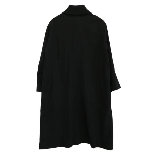 Y's Yohji Yamamoto ワイズ ヨウジヤマモト Y’s for men ワイズフォーメン 00AW アーカイブ MT-C05-100 100番ウールギャバジン リブ襟 オーバーサイズ ロングコート ブラック系 3【中古】