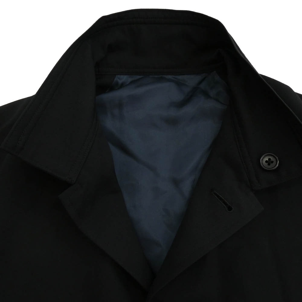 Y's Yohji Yamamoto ワイズ ヨウジヤマモト Y’s for men ワイズフォーメン 01AW アーカイブ MV-C03-100 100番ウールギャバジン スタンドカラー オーバーサイズ ロングコート ブラック系 4【中古】