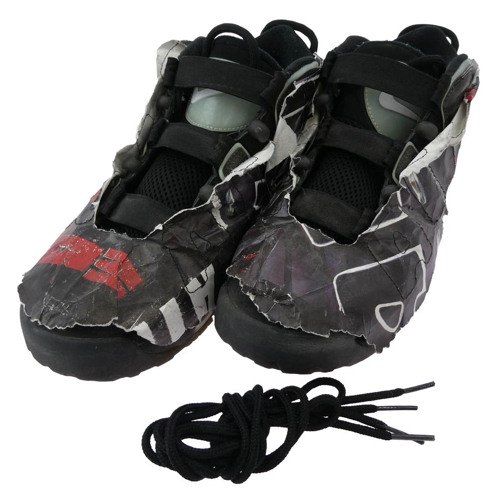 NIKE ナイキ DJ4633-010 Air More Uptempo Made You Look エアモアアップテンポ モアテン メイドユールック スニーカー ブラック系 27.5cm【中古】