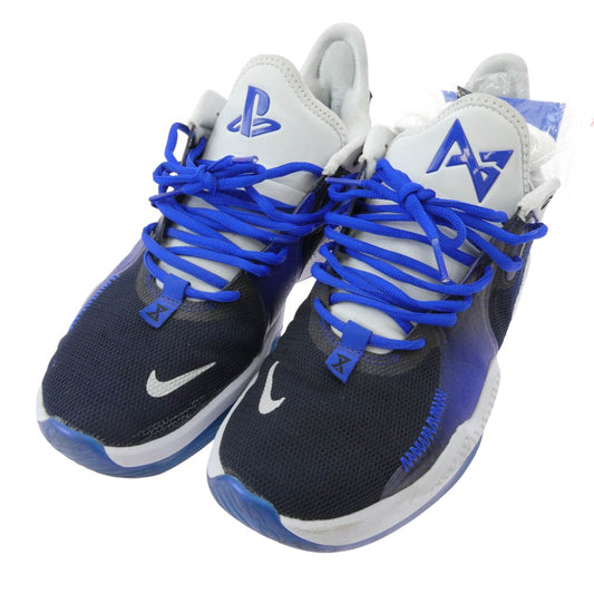 NIKE ナイキ CZ0099-400 PLAYSTATION PG5 プレイステーション ローカットスニーカー ブルー系 27.5cm【中古】