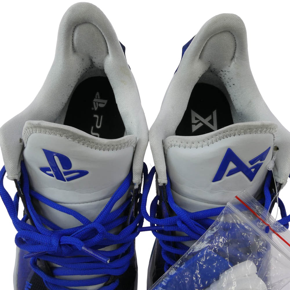 NIKE ナイキ CZ0099-400 PLAYSTATION PG5 プレイステーション ローカットスニーカー ブルー系 27.5cm【中古】