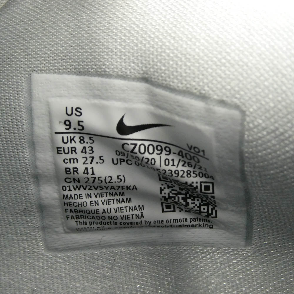 NIKE ナイキ CZ0099-400 PLAYSTATION PG5 プレイステーション ローカットスニーカー ブルー系 27.5cm【中古】