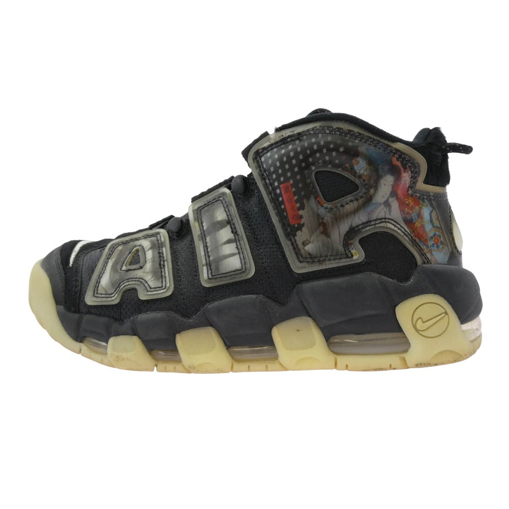 NIKE ナイキ DM6213-045 Air More Uptempo Utagawa Kuniyoshi エアモアアップテンポ モアテン 歌川国芳 浮世絵 スニーカー グレー系 27.5cm【中古】