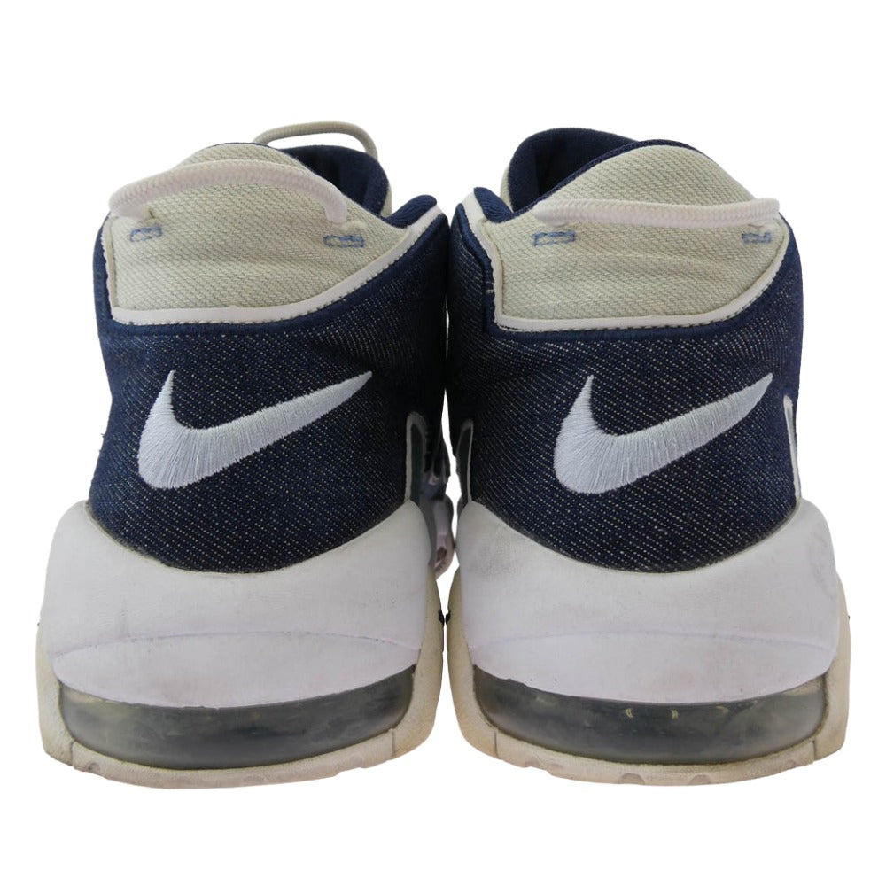 NIKE ナイキ CJ6125-100 AIR MORE UPTEMPO DENIM エアモアアップテンポ モアテン デニム スニーカー ブルー系 27.5cm【中古】